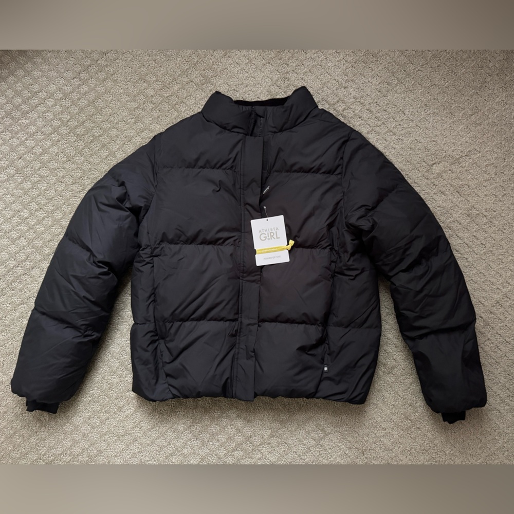 Athleta Black Puffer Jacket - Girls XXL